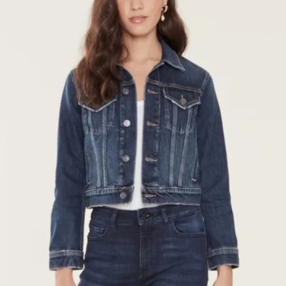 CURRENT /ELLIOTT NWT BABY TRUCKER DENIM JACKET - Picture 3 of 10